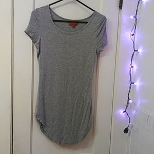 Grey t-shirt dress